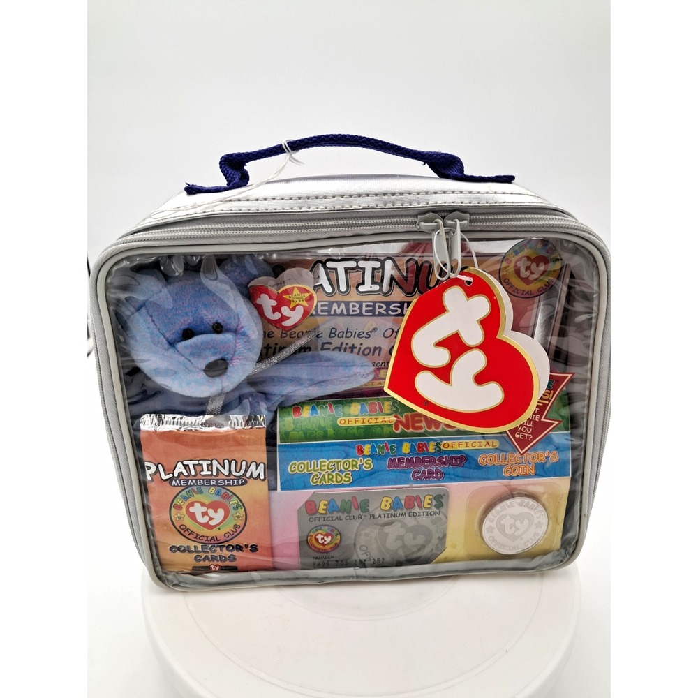 Ty Beanie Babies Official Club Platinum Membership Kit w/ Bear, 1999 Vintage
